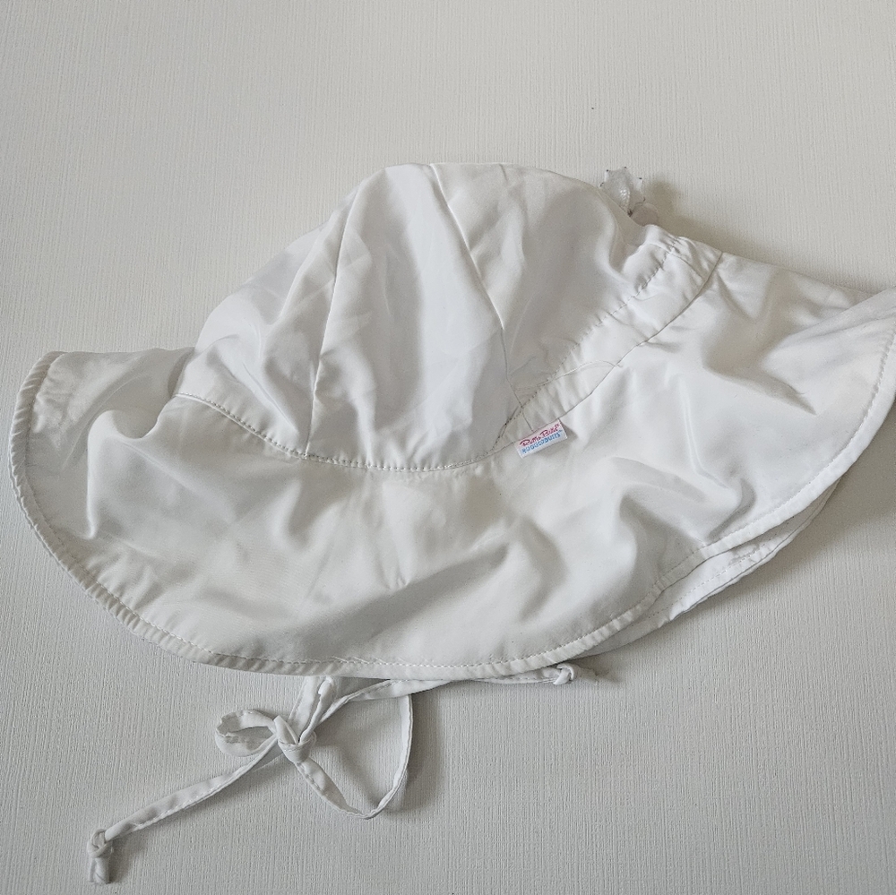 Ruffle Butts White Ruffled Hat Accessories